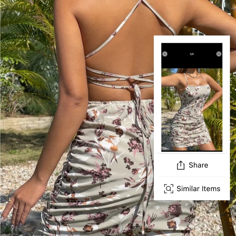 FLORAL DRESS - Picture 6 of 6